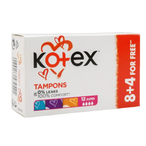 Тампоны Kotex Super, 12 шт.